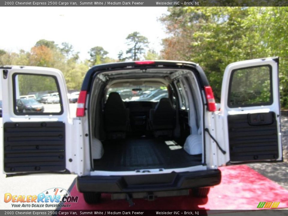 2003 Chevrolet Express 2500 Cargo Van Summit White / Medium Dark Pewter Photo #18