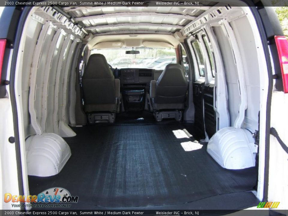 2003 Chevrolet Express 2500 Cargo Van Summit White / Medium Dark Pewter Photo #19