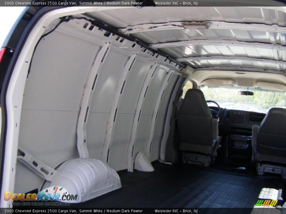 2003 Chevrolet Express 2500 Cargo Van Summit White / Medium Dark Pewter Photo #20