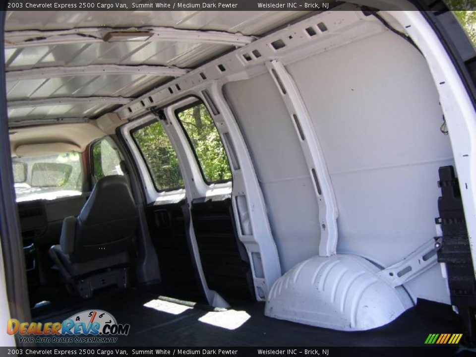 2003 Chevrolet Express 2500 Cargo Van Summit White / Medium Dark Pewter Photo #21
