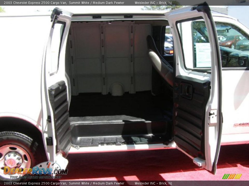 2003 Chevrolet Express 2500 Cargo Van Summit White / Medium Dark Pewter Photo #22