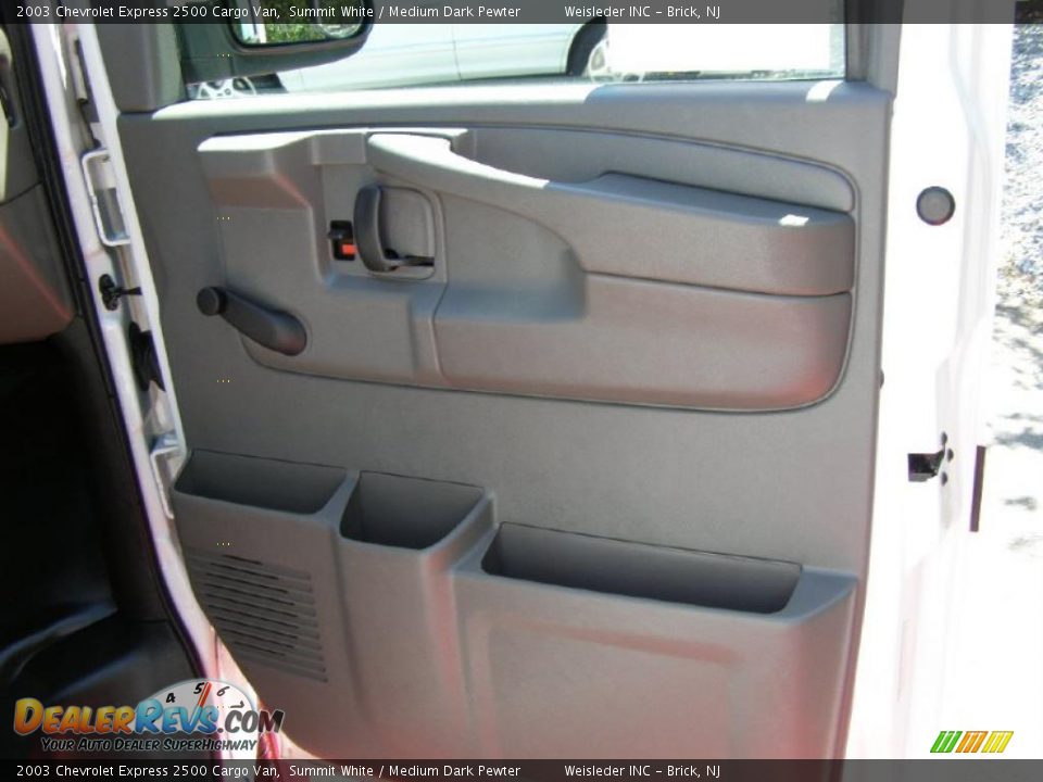2003 Chevrolet Express 2500 Cargo Van Summit White / Medium Dark Pewter Photo #25