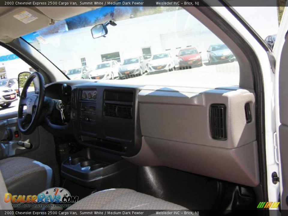 2003 Chevrolet Express 2500 Cargo Van Summit White / Medium Dark Pewter Photo #26