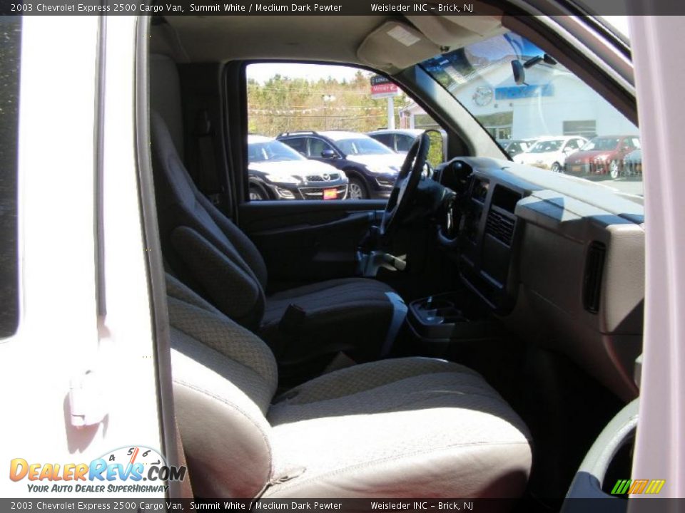 2003 Chevrolet Express 2500 Cargo Van Summit White / Medium Dark Pewter Photo #27