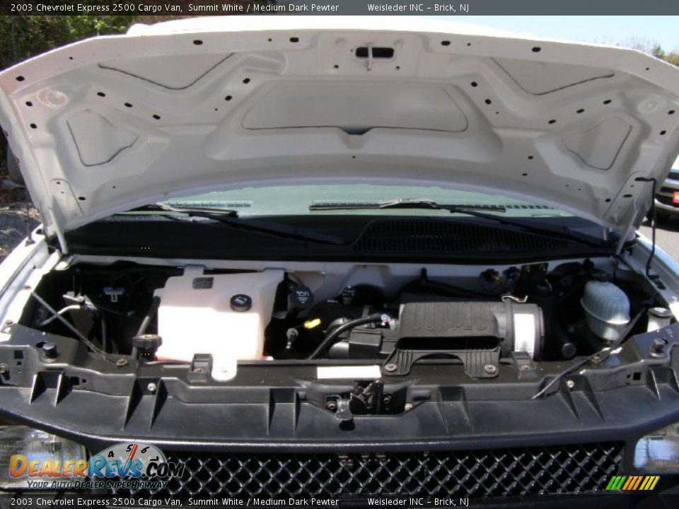 2003 Chevrolet Express 2500 Cargo Van Summit White / Medium Dark Pewter Photo #28
