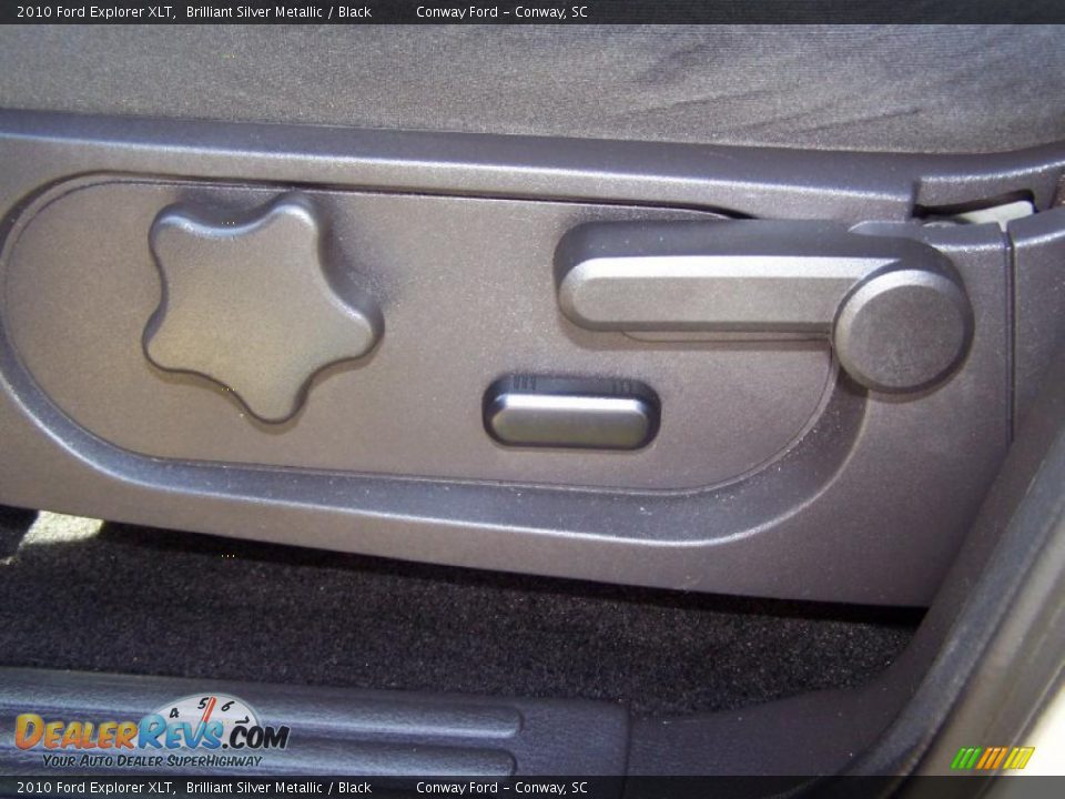 2010 Ford Explorer XLT Brilliant Silver Metallic / Black Photo #21