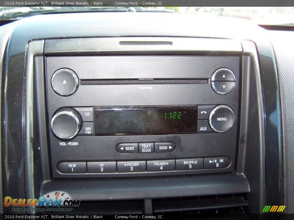 2010 Ford Explorer XLT Brilliant Silver Metallic / Black Photo #23