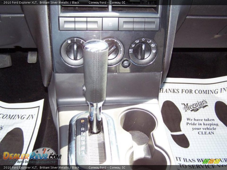 2010 Ford Explorer XLT Brilliant Silver Metallic / Black Photo #24