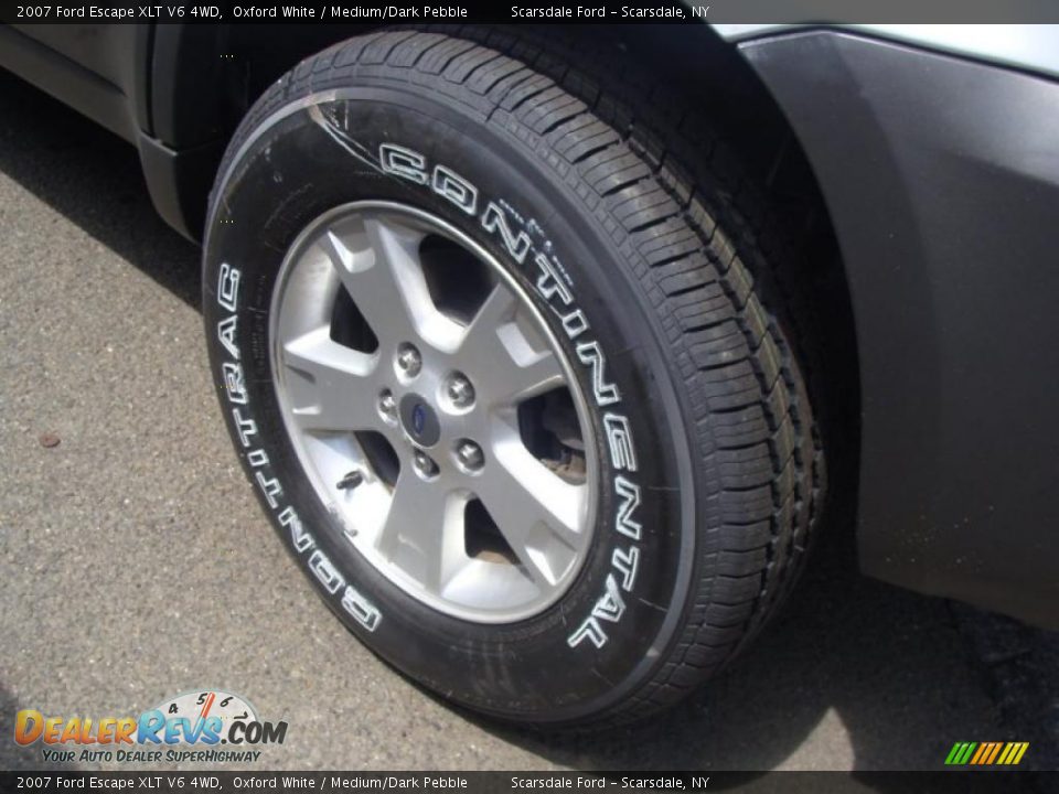 2007 Ford Escape XLT V6 4WD Oxford White / Medium/Dark Pebble Photo #8