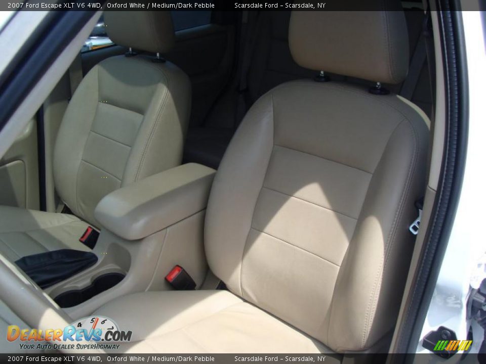 2007 Ford Escape XLT V6 4WD Oxford White / Medium/Dark Pebble Photo #14