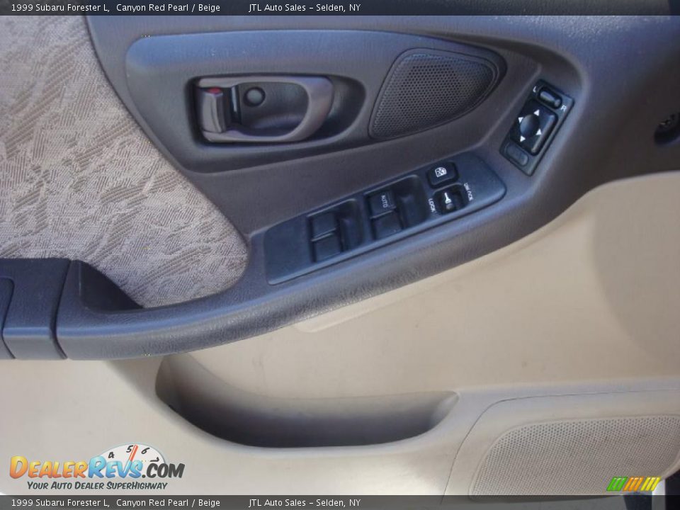 1999 Subaru Forester L Canyon Red Pearl / Beige Photo #9