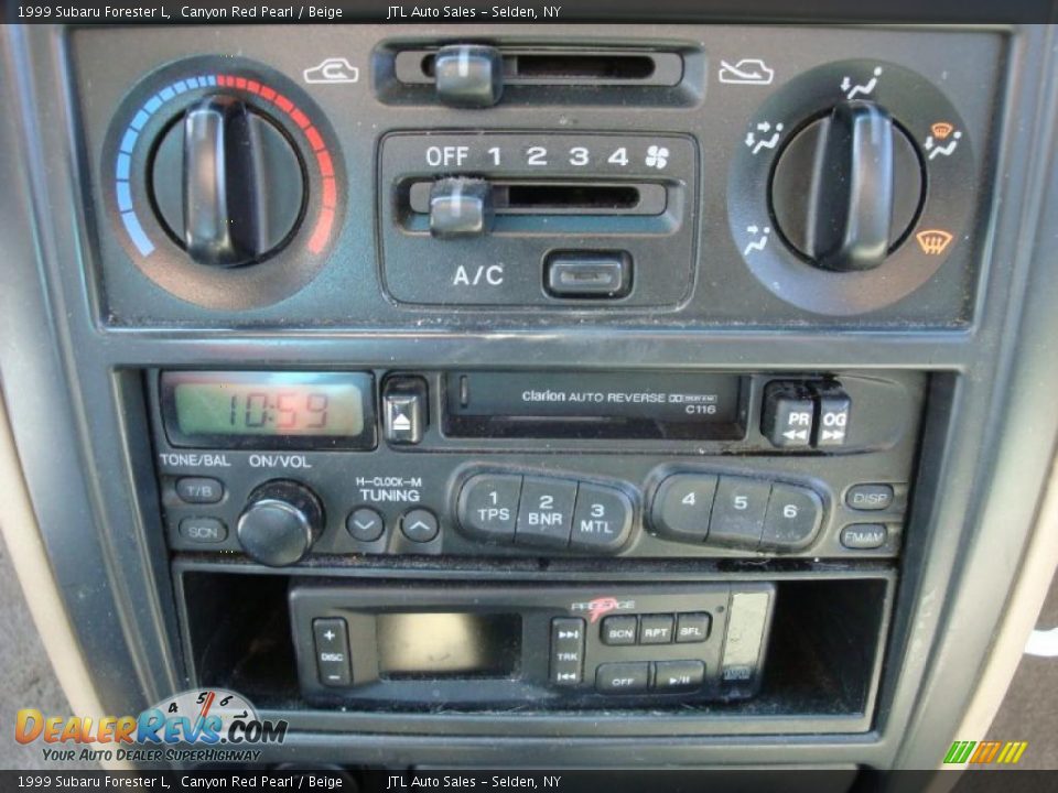 1999 Subaru Forester L Canyon Red Pearl / Beige Photo #14