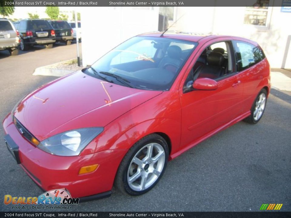 2004 Ford Focus SVT Coupe Infra-Red / Black/Red Photo #1