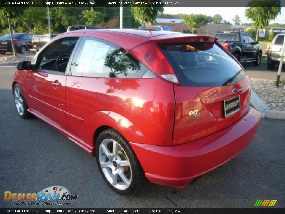 2004 Ford Focus SVT Coupe Infra-Red / Black/Red Photo #3