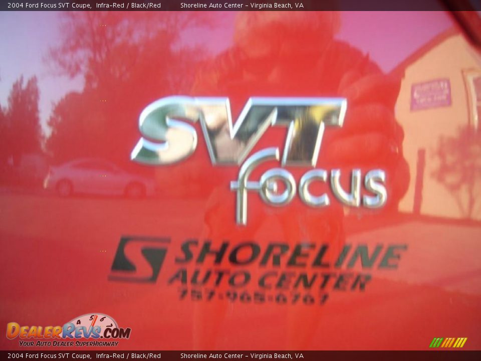 2004 Ford Focus SVT Coupe Infra-Red / Black/Red Photo #4