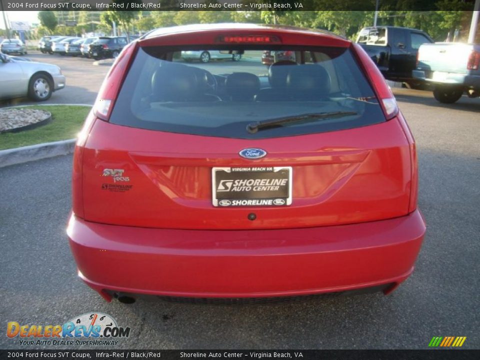 2004 Ford Focus SVT Coupe Infra-Red / Black/Red Photo #5