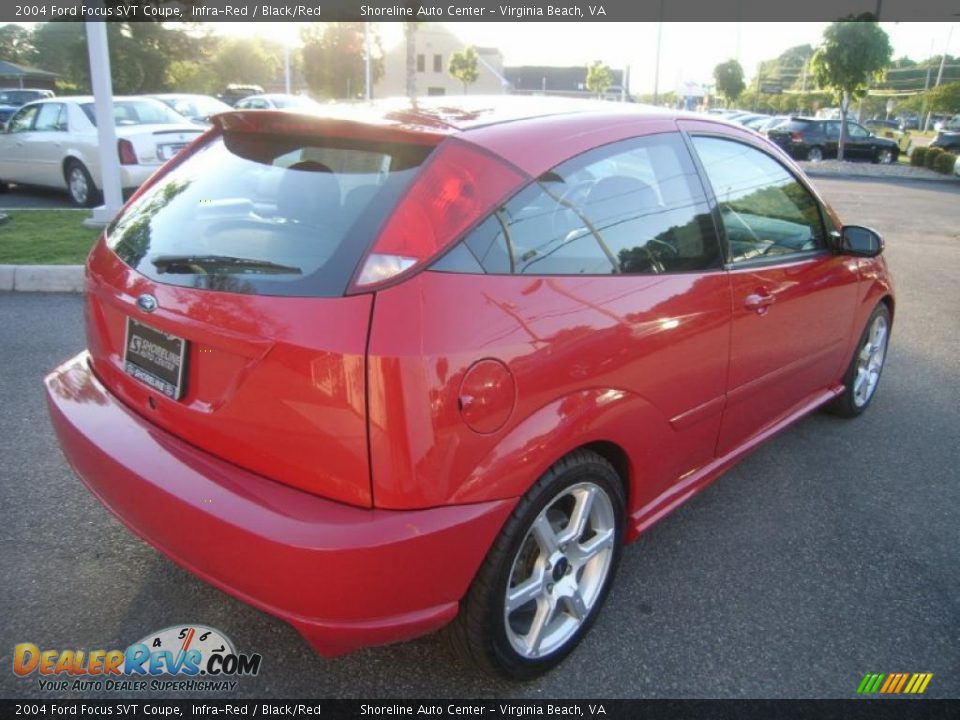 2004 Ford Focus SVT Coupe Infra-Red / Black/Red Photo #6