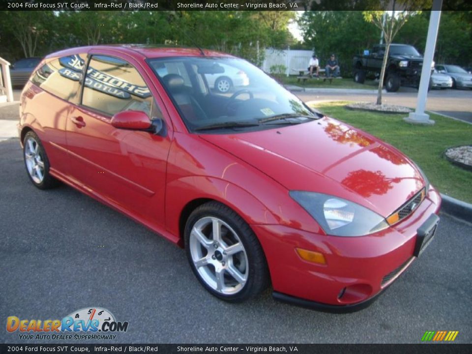 2004 Ford Focus SVT Coupe Infra-Red / Black/Red Photo #8