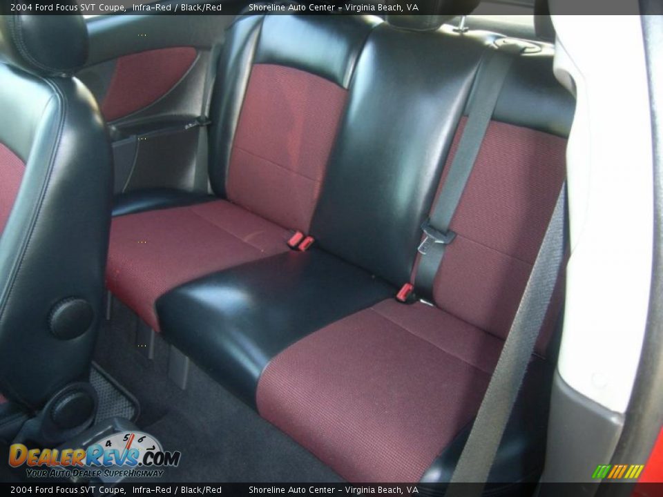 2004 Ford Focus SVT Coupe Infra-Red / Black/Red Photo #11