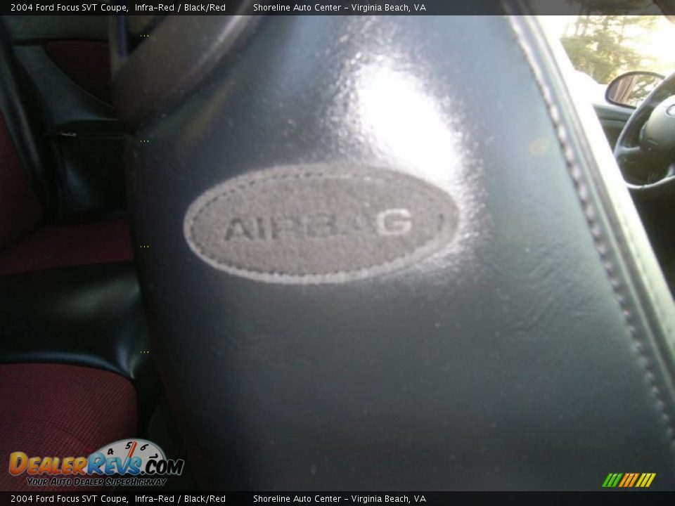 2004 Ford Focus SVT Coupe Infra-Red / Black/Red Photo #14