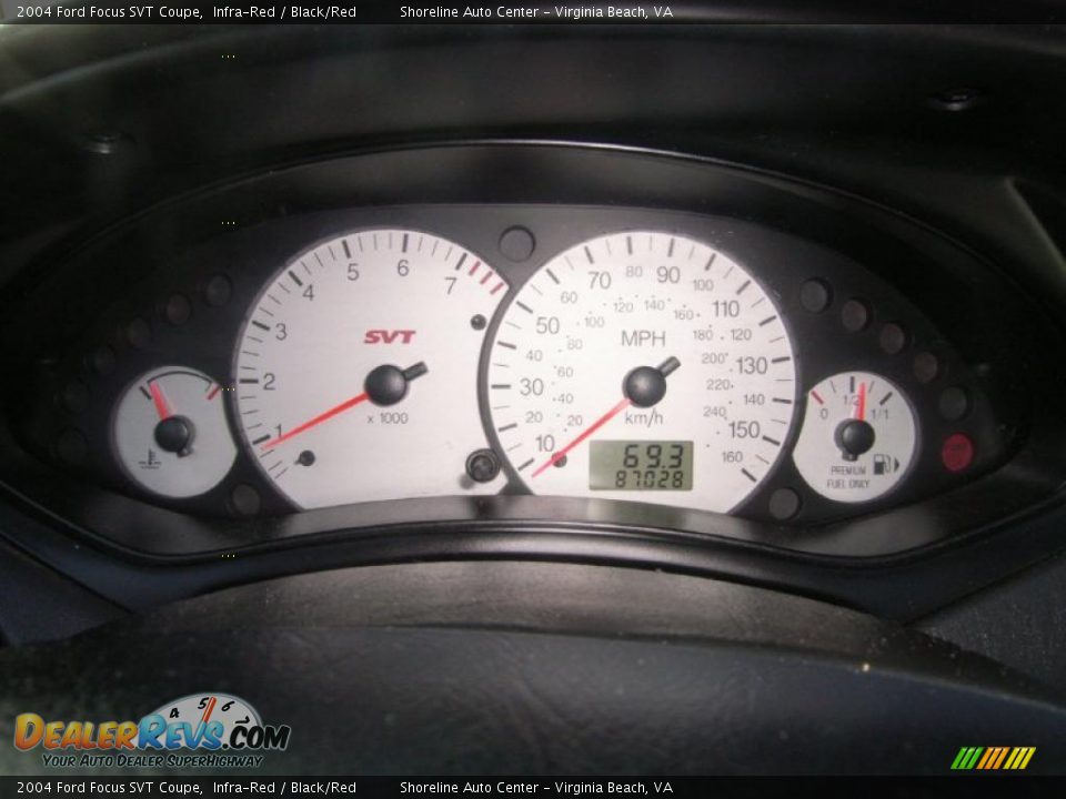 2004 Ford Focus SVT Coupe Infra-Red / Black/Red Photo #20