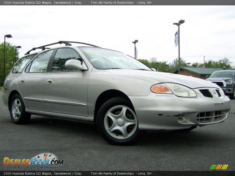 2000 Hyundai Elantra GLS Wagon Sandalwood / Gray Photo #1