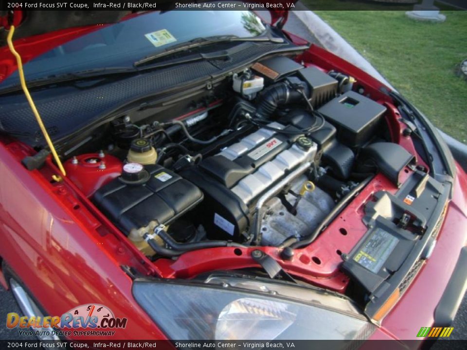 2004 Ford Focus SVT Coupe Infra-Red / Black/Red Photo #22