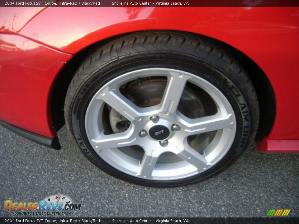 2004 Ford Focus SVT Coupe Infra-Red / Black/Red Photo #24