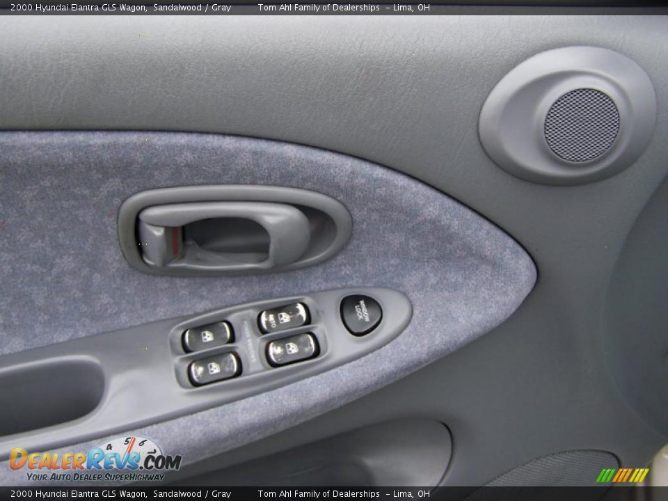 2000 Hyundai Elantra GLS Wagon Sandalwood / Gray Photo #8
