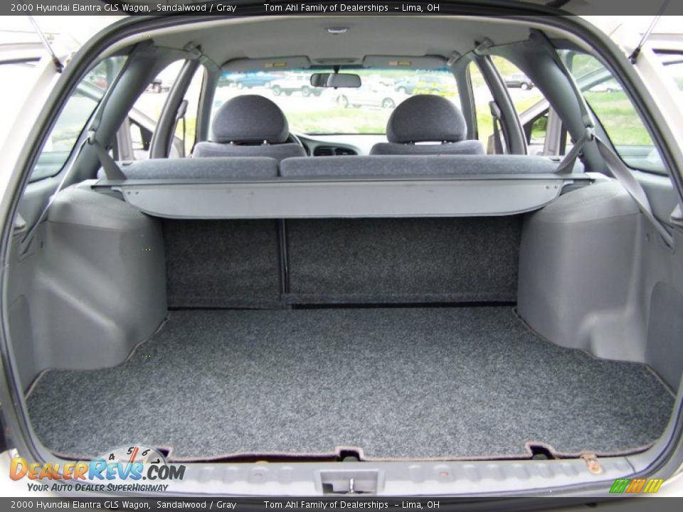 2000 Hyundai Elantra GLS Wagon Sandalwood / Gray Photo #10