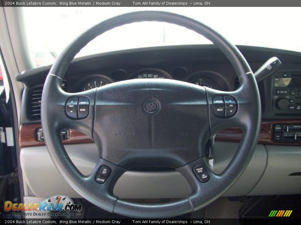2004 Buick LeSabre Custom Ming Blue Metallic / Medium Gray Photo #4