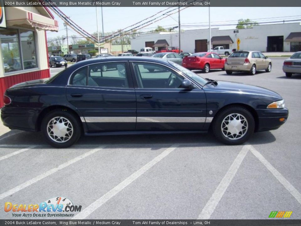 2004 Buick LeSabre Custom Ming Blue Metallic / Medium Gray Photo #7