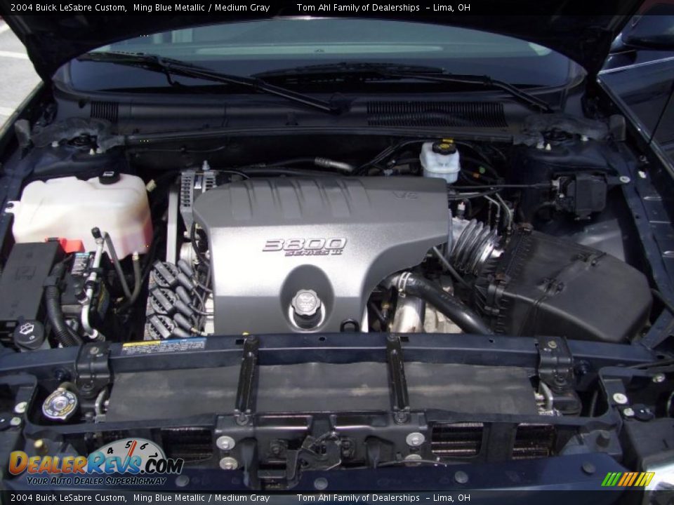 2004 Buick LeSabre Custom Ming Blue Metallic / Medium Gray Photo #10