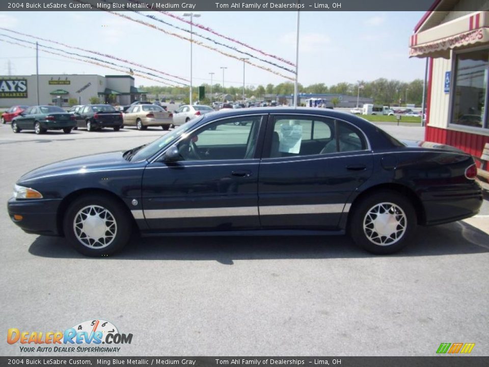 2004 Buick LeSabre Custom Ming Blue Metallic / Medium Gray Photo #12