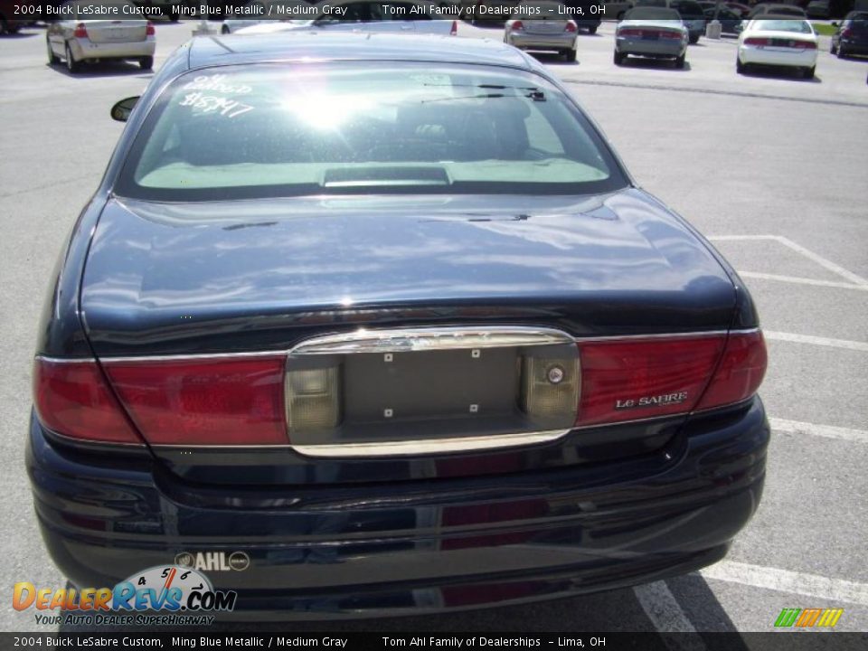 2004 Buick LeSabre Custom Ming Blue Metallic / Medium Gray Photo #14