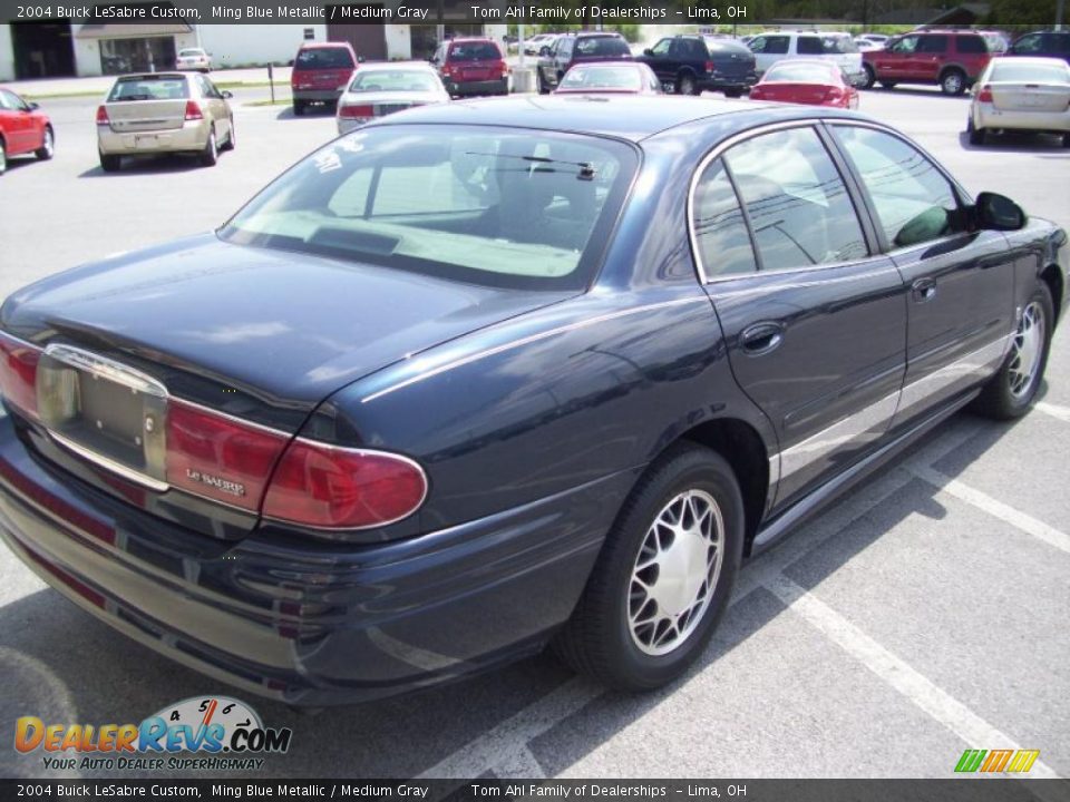 2004 Buick LeSabre Custom Ming Blue Metallic / Medium Gray Photo #15