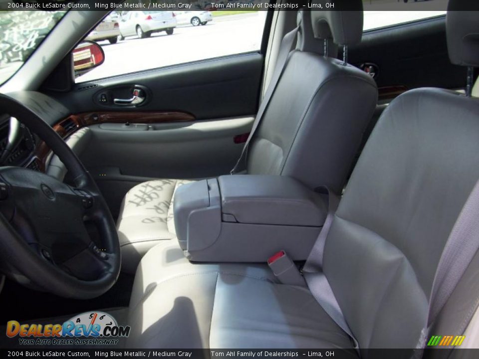 2004 Buick LeSabre Custom Ming Blue Metallic / Medium Gray Photo #16
