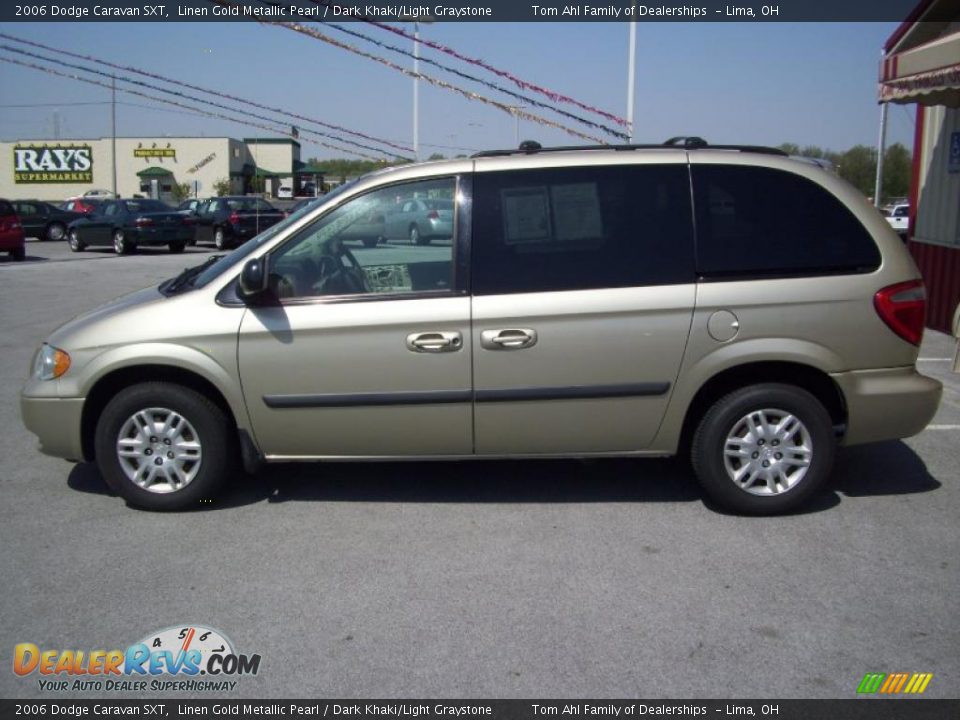 2006 Dodge Caravan SXT Linen Gold Metallic Pearl / Dark Khaki/Light Graystone Photo #9