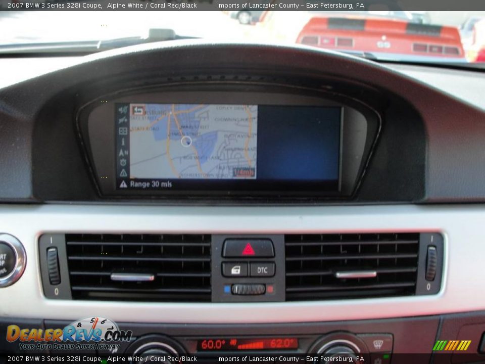 2007 BMW 3 Series 328i Coupe Alpine White / Coral Red/Black Photo #7
