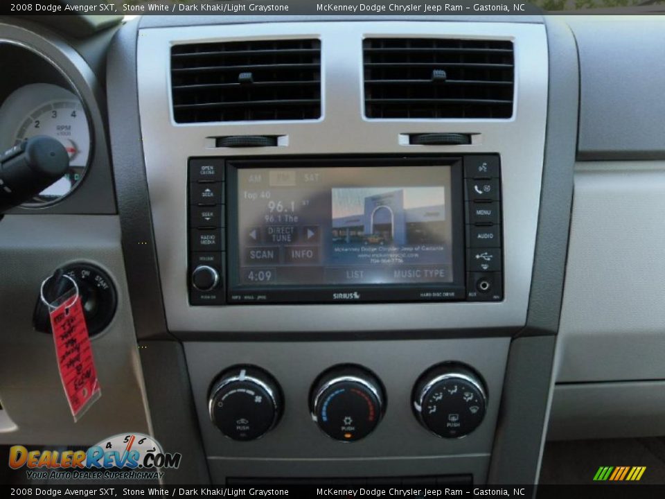 2008 Dodge Avenger SXT Stone White / Dark Khaki/Light Graystone Photo #11