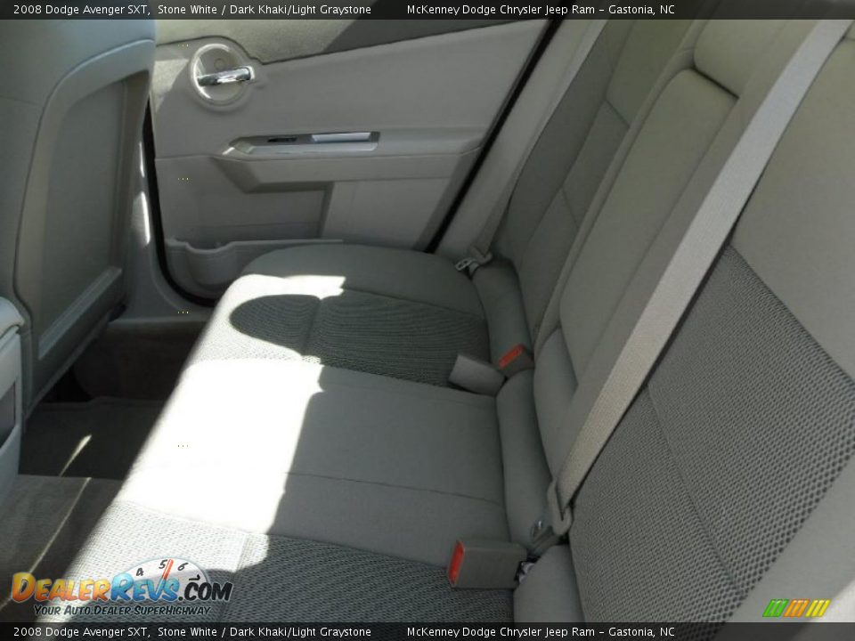 2008 Dodge Avenger SXT Stone White / Dark Khaki/Light Graystone Photo #12