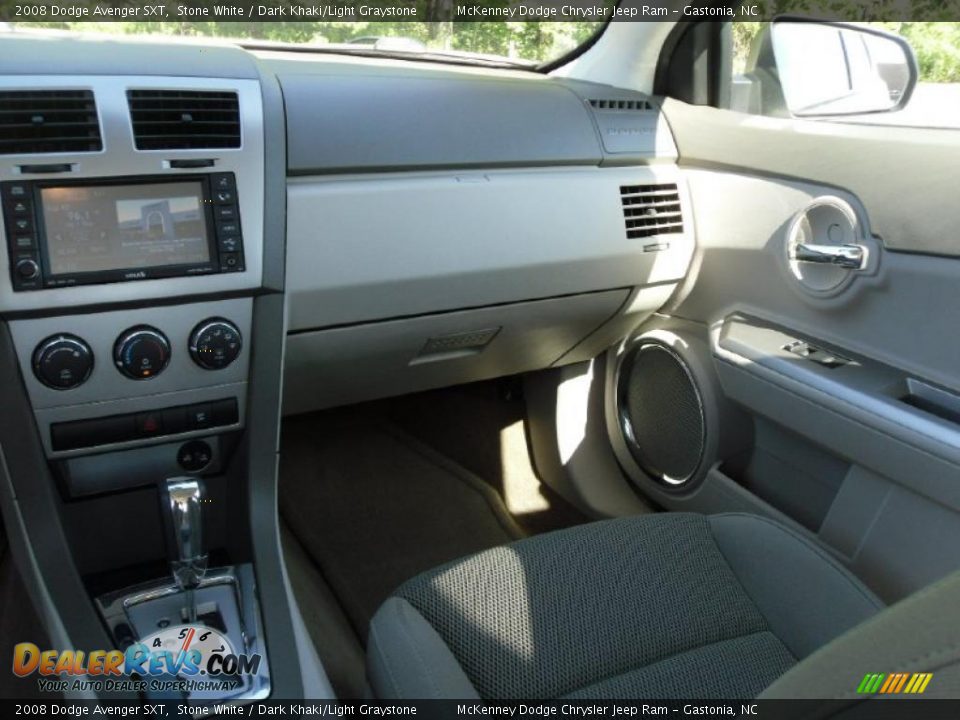2008 Dodge Avenger SXT Stone White / Dark Khaki/Light Graystone Photo #14