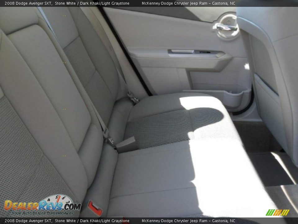 2008 Dodge Avenger SXT Stone White / Dark Khaki/Light Graystone Photo #16