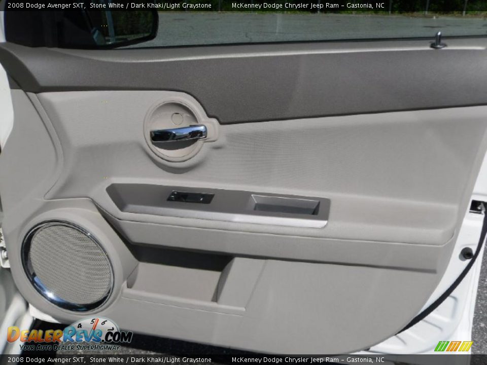 2008 Dodge Avenger SXT Stone White / Dark Khaki/Light Graystone Photo #19