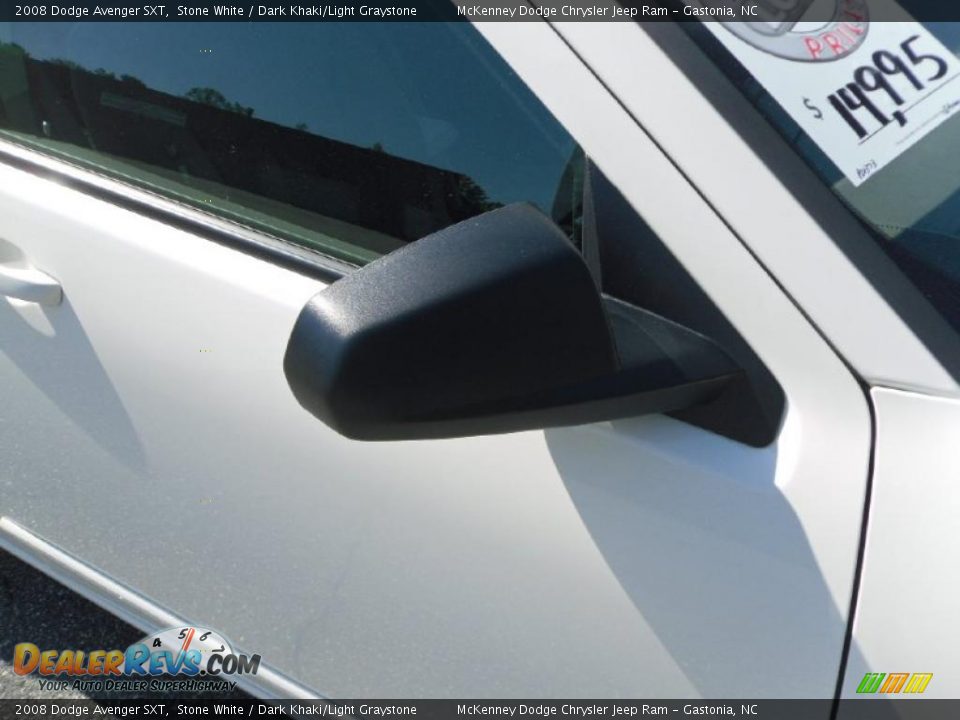2008 Dodge Avenger SXT Stone White / Dark Khaki/Light Graystone Photo #21