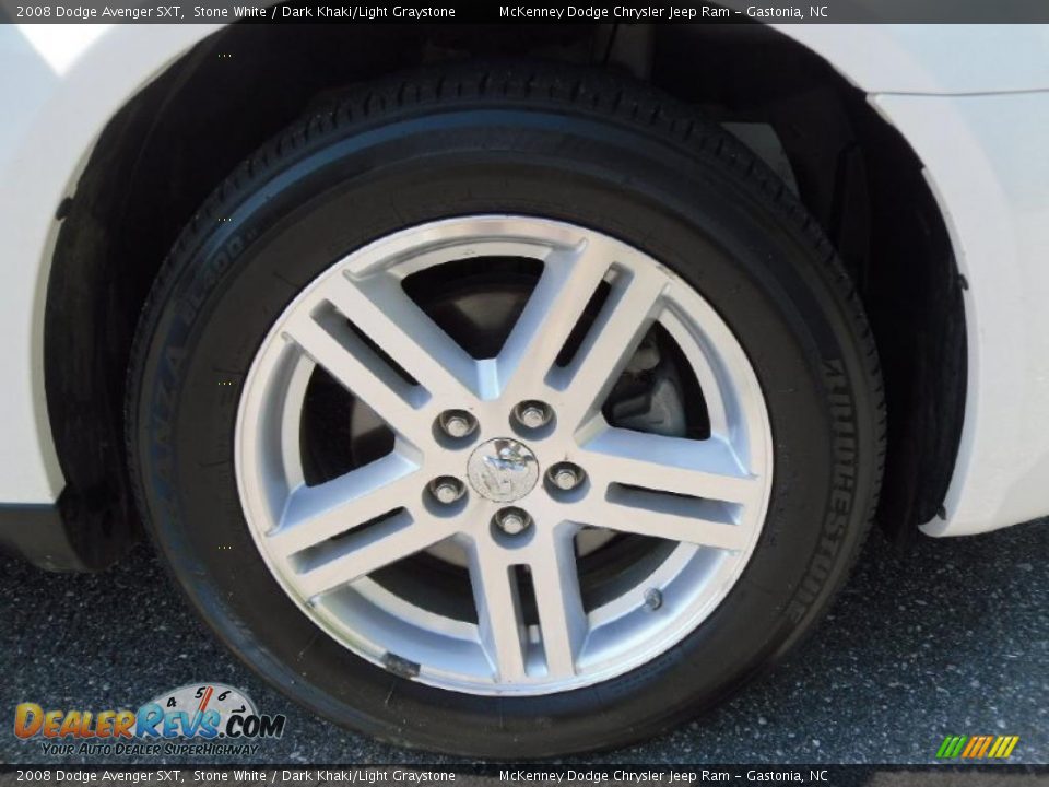 2008 Dodge Avenger SXT Stone White / Dark Khaki/Light Graystone Photo #22