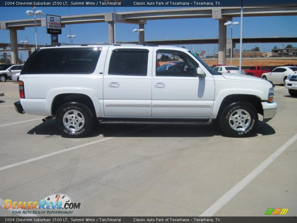 2004 Chevrolet Suburban 1500 LT Summit White / Tan/Neutral Photo #4