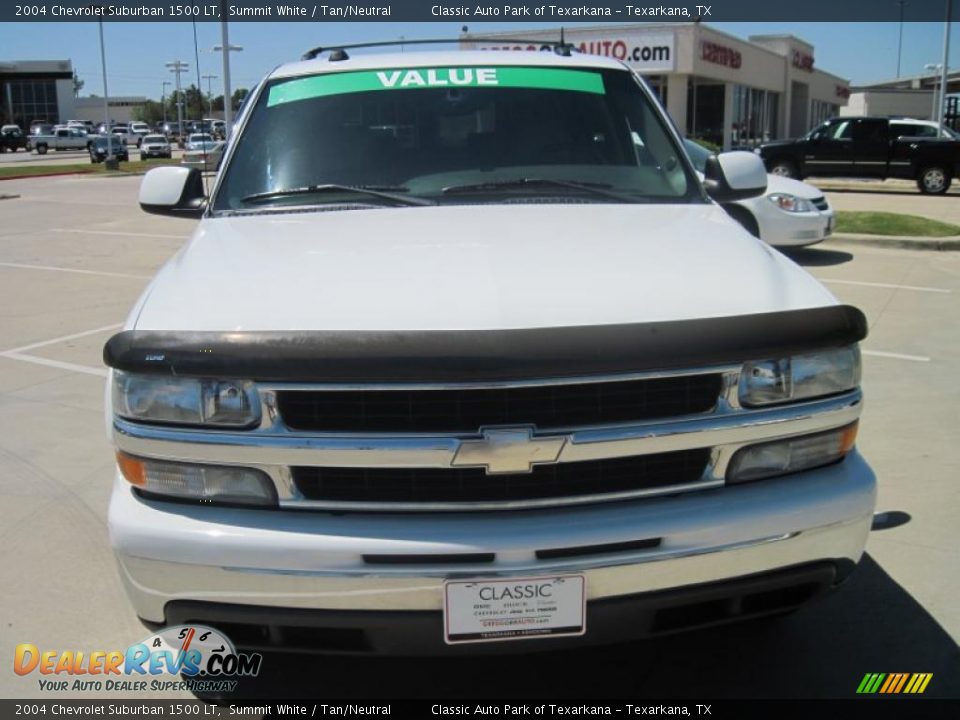 2004 Chevrolet Suburban 1500 LT Summit White / Tan/Neutral Photo #5