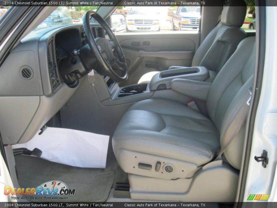 2004 Chevrolet Suburban 1500 LT Summit White / Tan/Neutral Photo #9