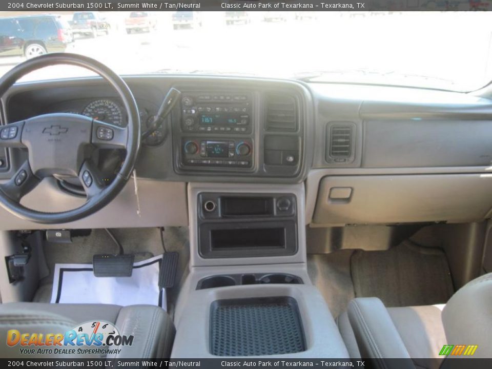 2004 Chevrolet Suburban 1500 LT Summit White / Tan/Neutral Photo #11